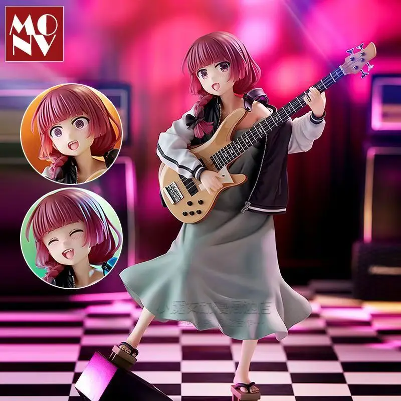 Anime Figures Kita Ikuyo Red Girl Guitar PVC Model Collection Doll Tosy for Kids Girl Action Figure Gift Christmas Decor