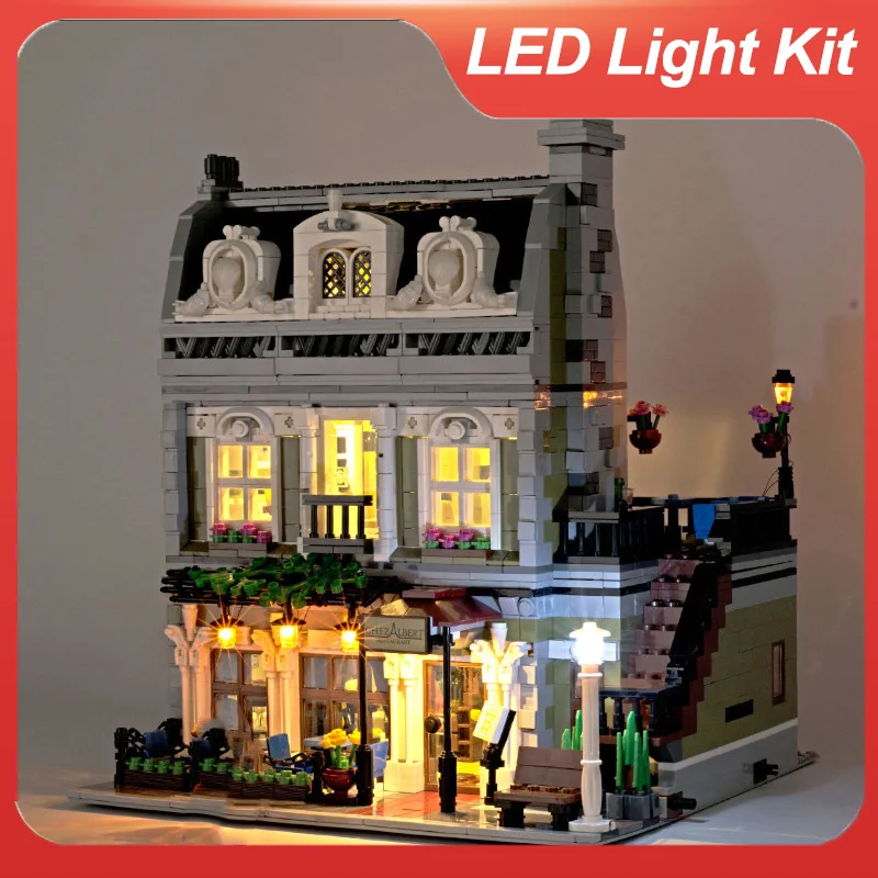 

Комплект со светодиодной подсветкой для 10243 строительных блоков, набор оссветильник ительных приборов, совместимых с 15010