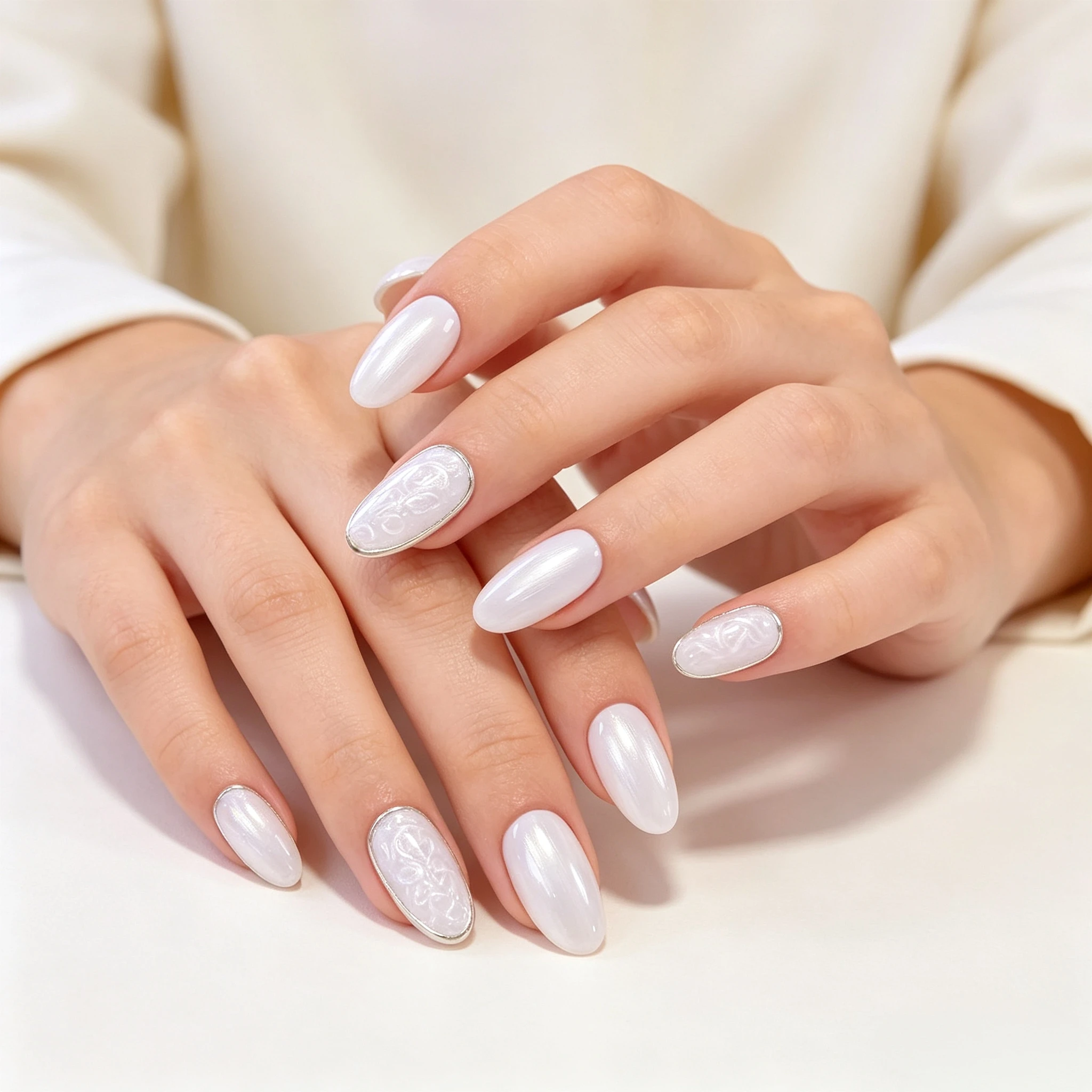 Perlweiß 15ML Gel-Nagellack, Reine Farbe, Gleiche Flasche, Soak-Off Gel-Lack für Nagelkunst, Maniküre-Salon, DIY zu Hause für Frauen – Detail 3