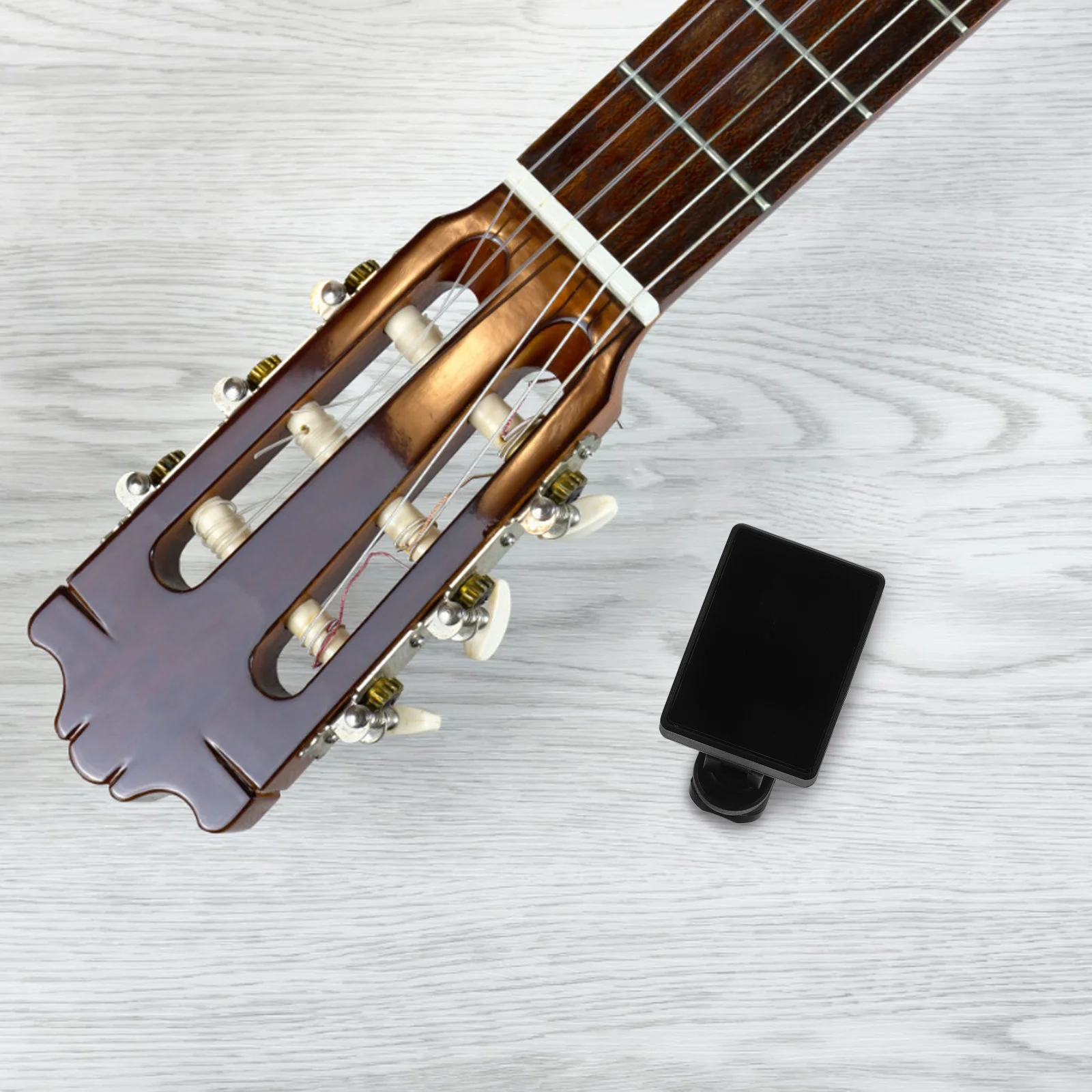 

Digital Guitar Tuner Rechargeable Clip on for Guitars Violins Ukuleles Bass Clear Visibility in Any Lighting Condition