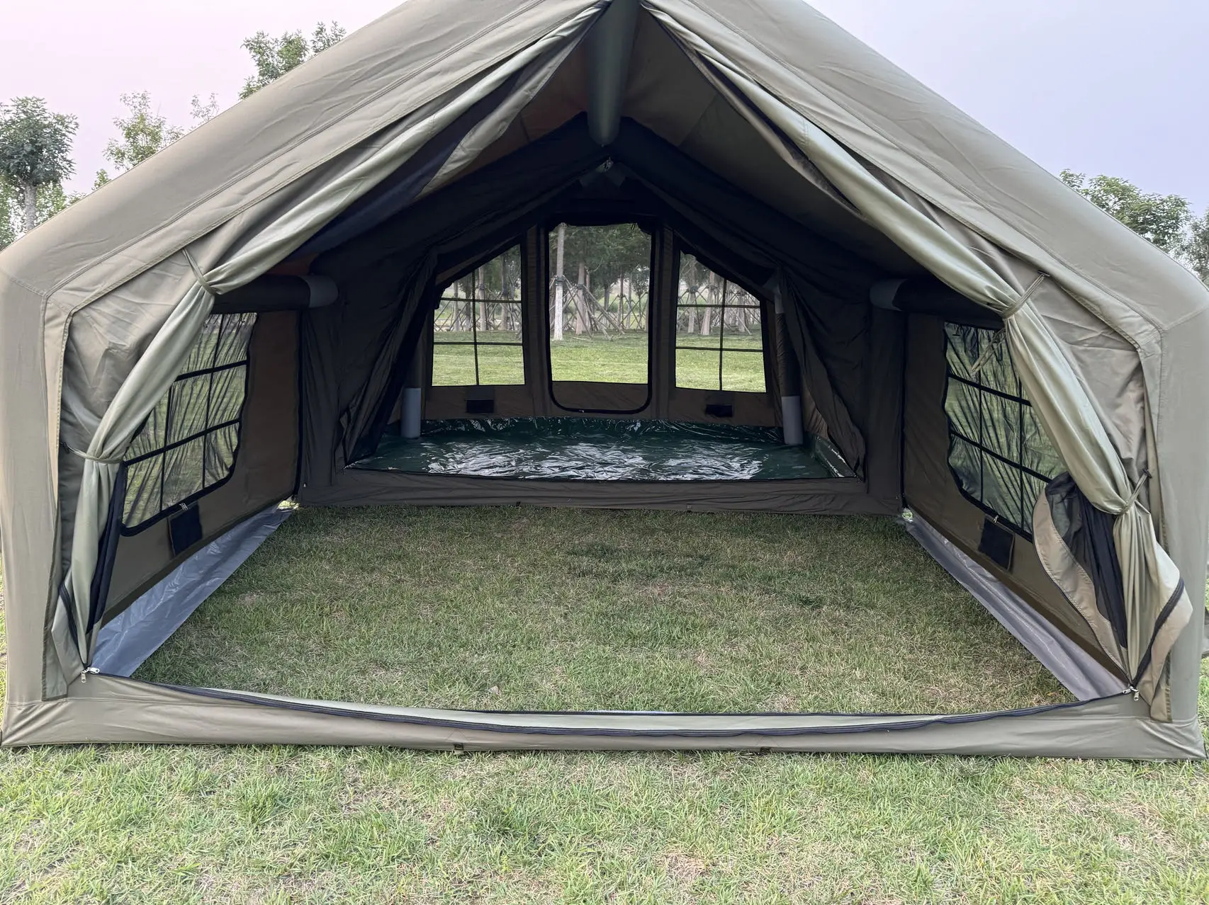 

Oxford Air Tent for Outdoor Camping Inflatable Camping Tent with Water-Resistant Features