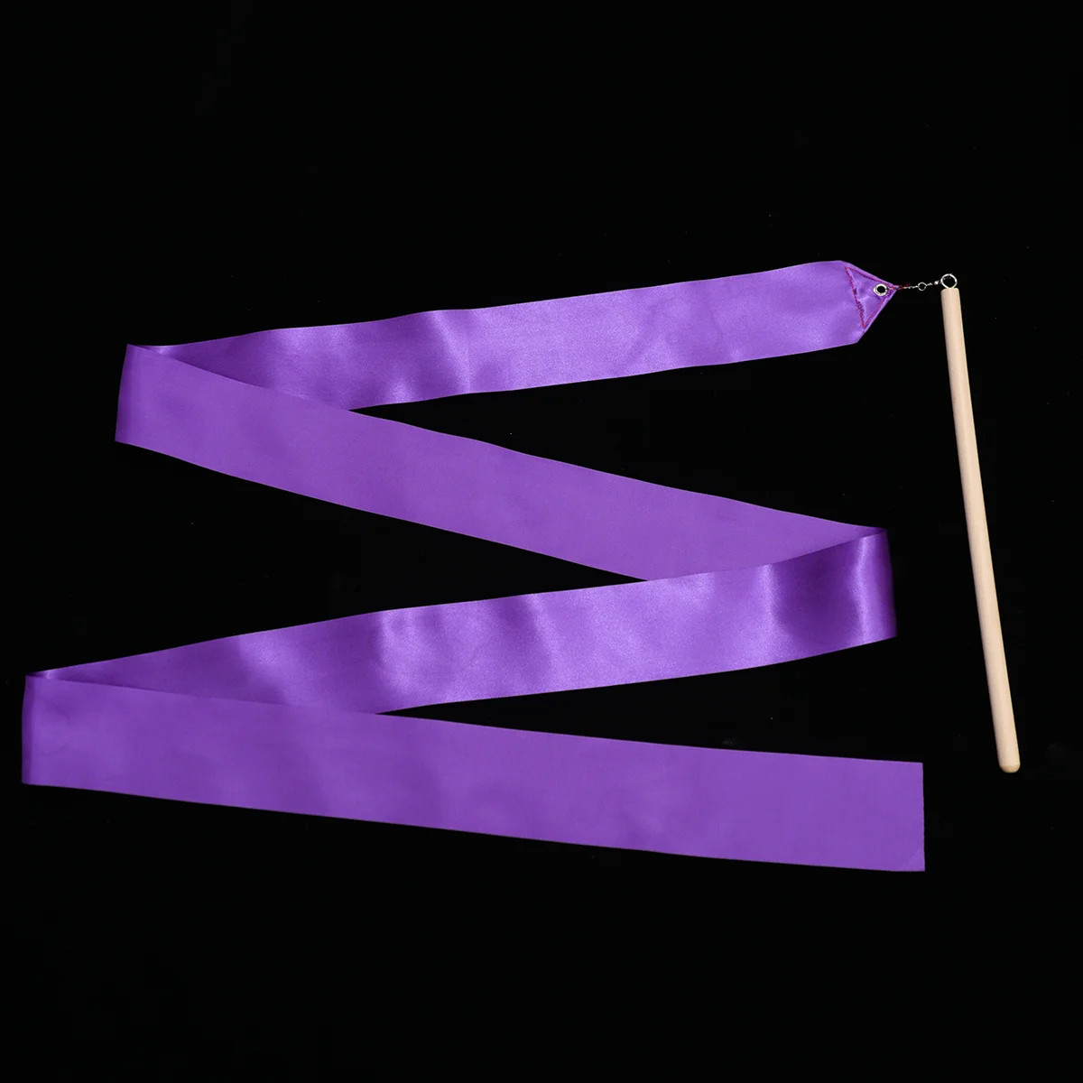 

2 Pcs Dancing Silk Ribbon Rhythmic Gymnastics Aldult Kids Streamers Wooden Child