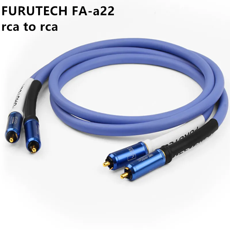 FURUTECH FA-αS22 fever grade double lotus audio cable audio power amplifier CD tube amplifier two to two RCA signal line