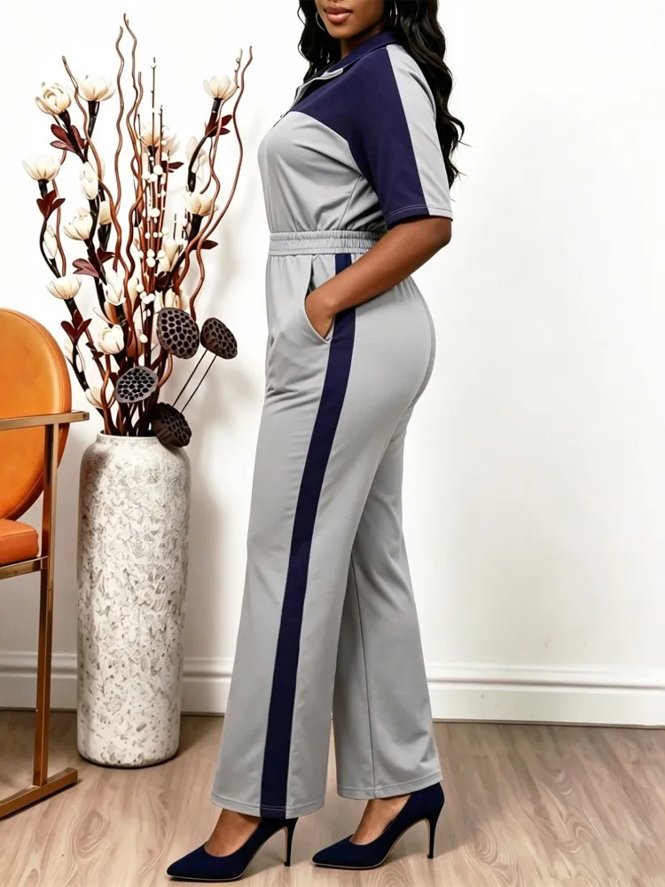 Picture 4: 2 Piece Women Sets 2026 New Arrival Plus Size Summer Matching Sets Big Size Two Pieces Sets Top And Pants Suits Outfits Clothing