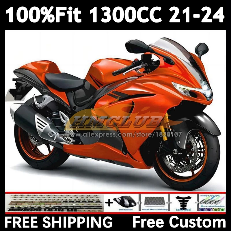 Injection Body For SUZUKI Hayabusa GSXR 1300 CC 2021 2022 2023 2024 40No.60 orange stock GSXR-1300 GSXR1300 21 22 23 24 Fairing