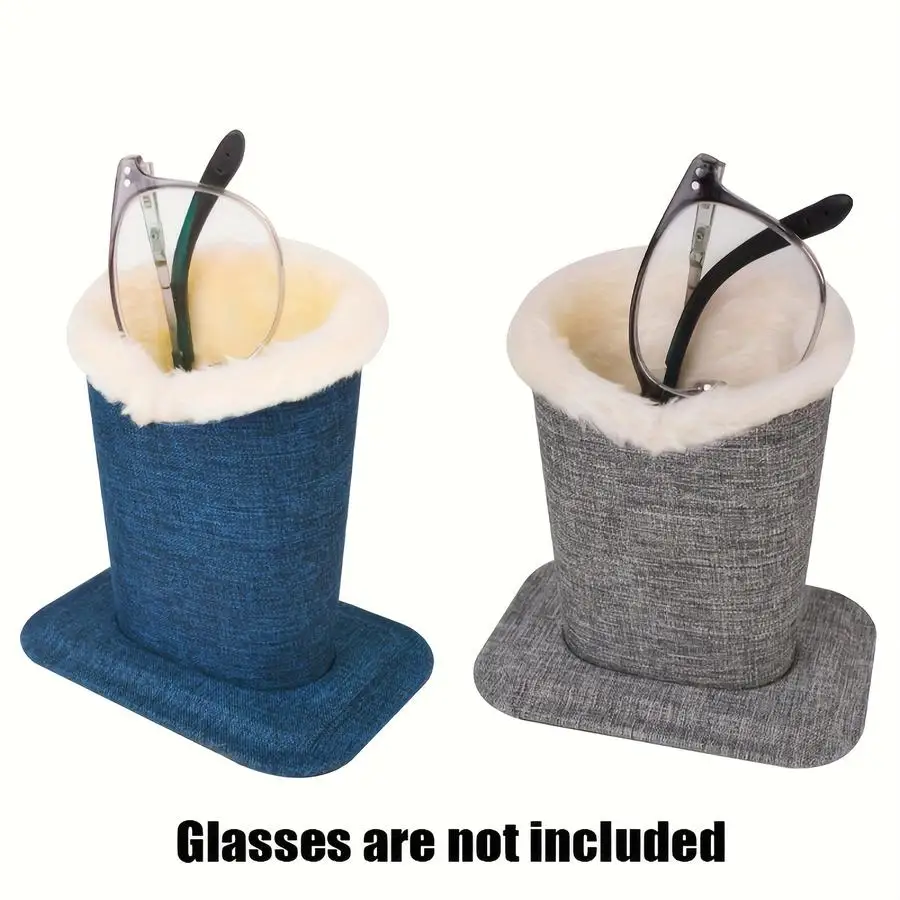 1/5/10/20/50/100pcs [Premium Eyeglasses Holder] s Premium Plush Lined Eyeglasses Holder Stand | Bedside Glasses Case for Table,