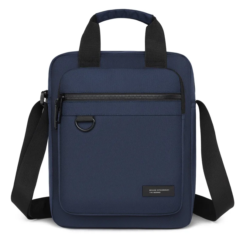 New Simple Men's Single-shoulder Bag, Vertical Handbag, Fashionable Large-capacity Crossbody Bag, Men's Business Casual Bag
