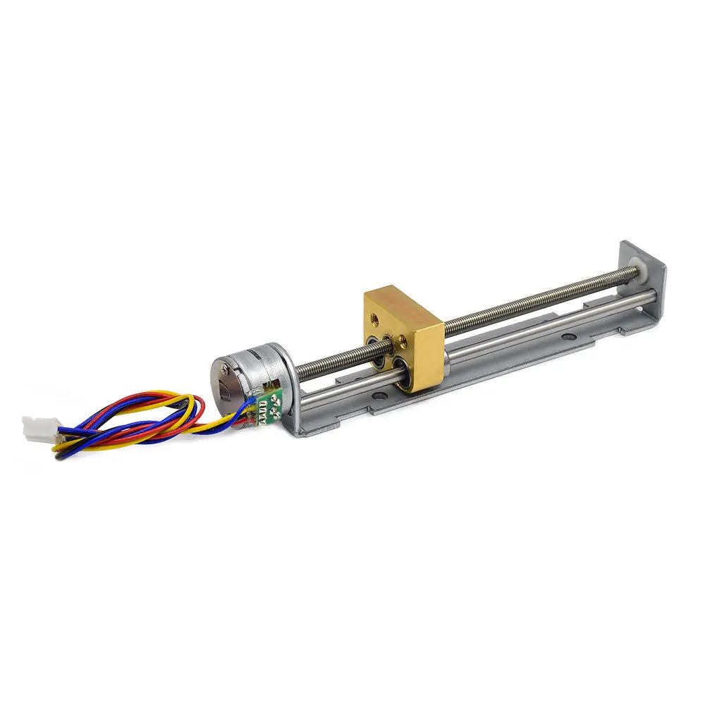 Micro slide 15mm stepper motor 2-phase 4-line straight line, stepper motor 3D printing plus motor