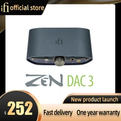 iFi New product ZEN DAC 3 Balanced USB Audio Decoding Headphone Amplifier Desktop Digital Analog Converter MQA DSD512