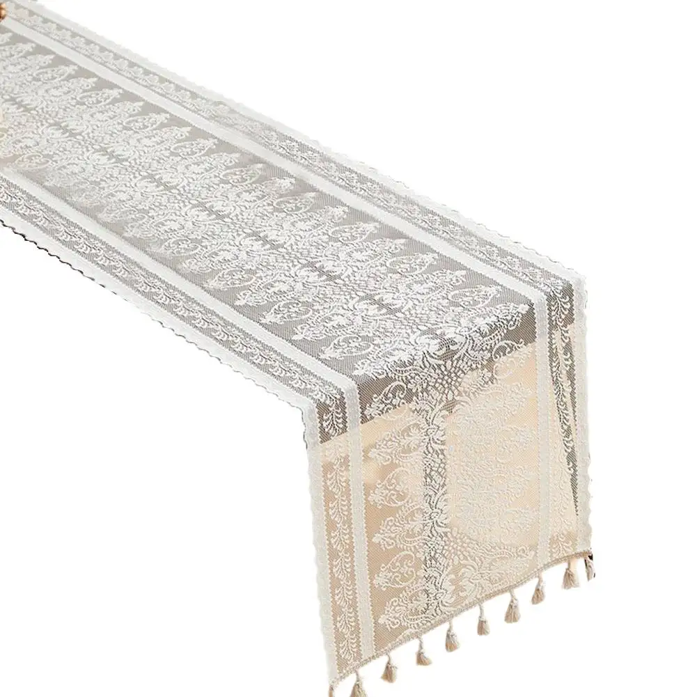 

1pc Lace Floral Tablecloth Boho Lace Fabric For Making GIFTS Bows Chair Sashes Wedding Home Decoration Tools Spare Parts