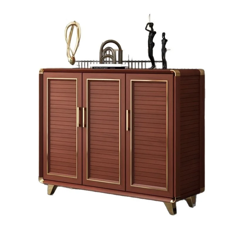 Aluminum honeycomb board shoe cabinet, household entrance cabinet, outdoor balcony waterproof and sunproof large-capacity