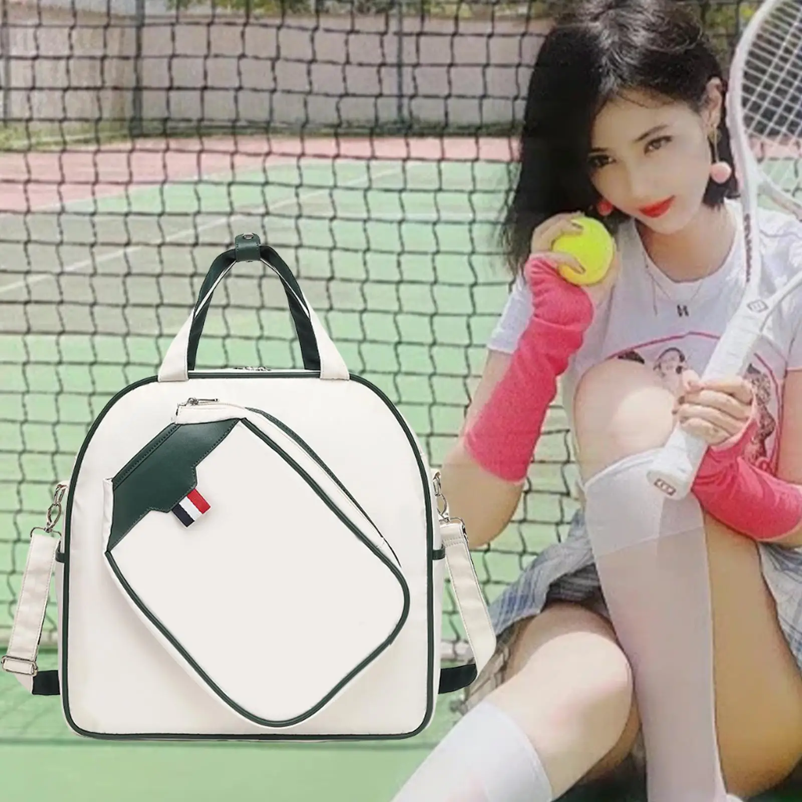 

Сумка Pickleball, легкая спортивная ракетка для переноски, профессиональная сумка с регулируемым ремешком, многофункциональная сумка через плечо, сумка через плечо