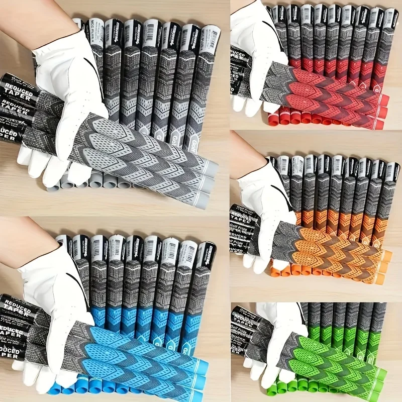 

13 Pcs Professional Golf Iron Grips: Hybrid Material, Durable, Anti-slip Golf Grips, Suitable for All Weather