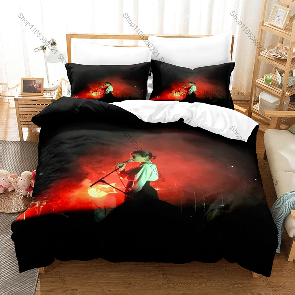 Alternative Rock Mitski Duvet Cover Set 1 Quilt Cover 2 Pillowcases Multi Size Music Fan Bed Linen