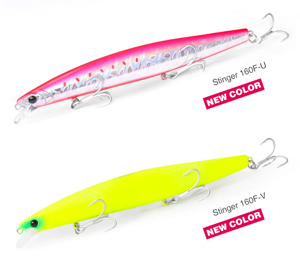 TSURINOYA 160F Schwimmender Minnow-Angelköder STINGER 163 mm 31 g Langer Wurf Künstlicher Seebarsch Salzwasser Große harte Köder – Detail 25