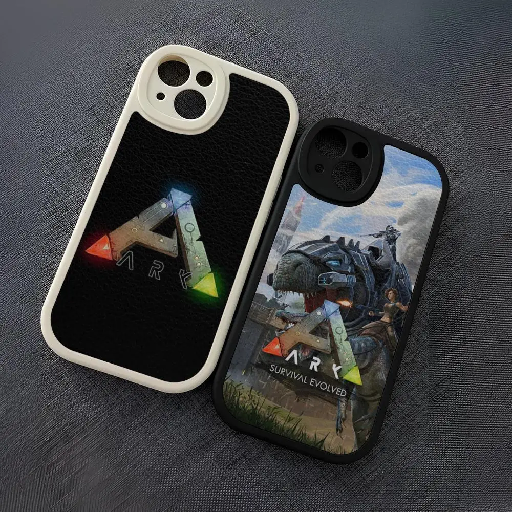 Game ARK Survival Evolved Phone Case For Iphone 16 15 14 12 13 Pro Max 11 Mini Xs Puls Lambskin Silicone Cover