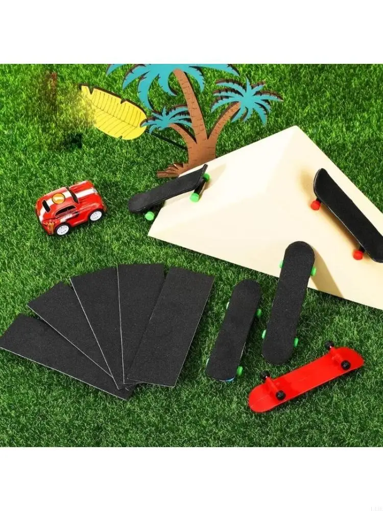 

10 Pieces Durable Anti Slip Fingerboard Mats Enhances Fingerboard Performances