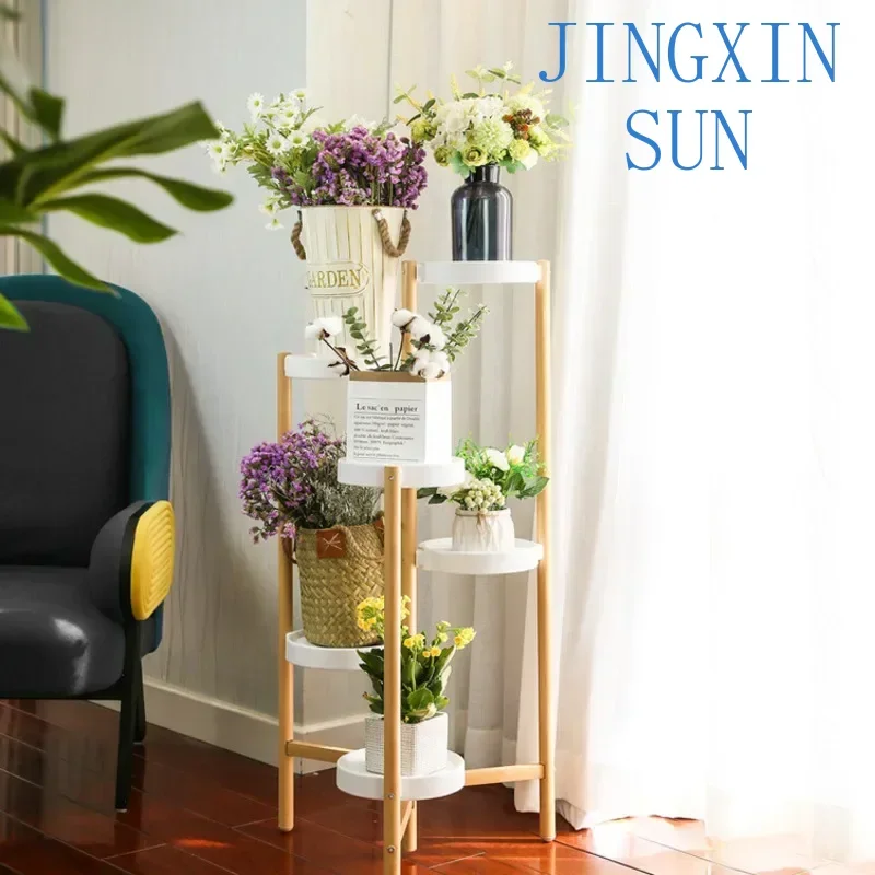 High quality  Shelves For Plants Multi-layer Bold Flower Stand Anti-rust Decorated Shelves Multi-scene Suitable Rack For Plants