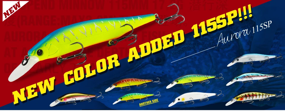 TSURINOYA 98mm 10g SP Tiefe Max 2,2m Suspending Minnow Jerkbait AURORA 98SP Gewicht Harter Köder Weitwurf Angelköder – Detail 2