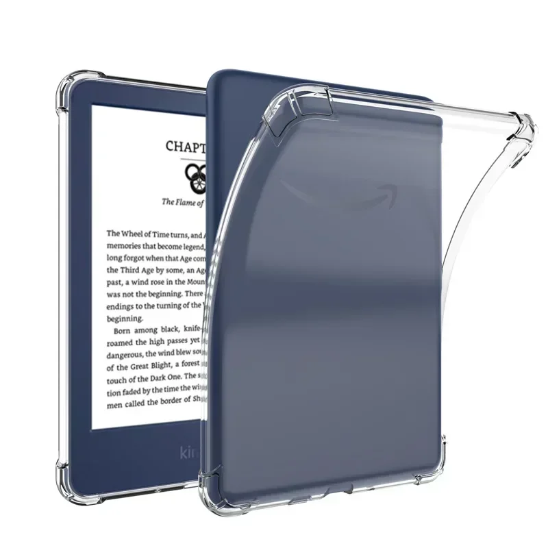 Étui transparent pour Kindle, couverture souple, KPW 5, 4, 3, 2/1, 10th, Oasis 9, 10th, Paperwhite 5, 6, 7th Paperwhite 11th