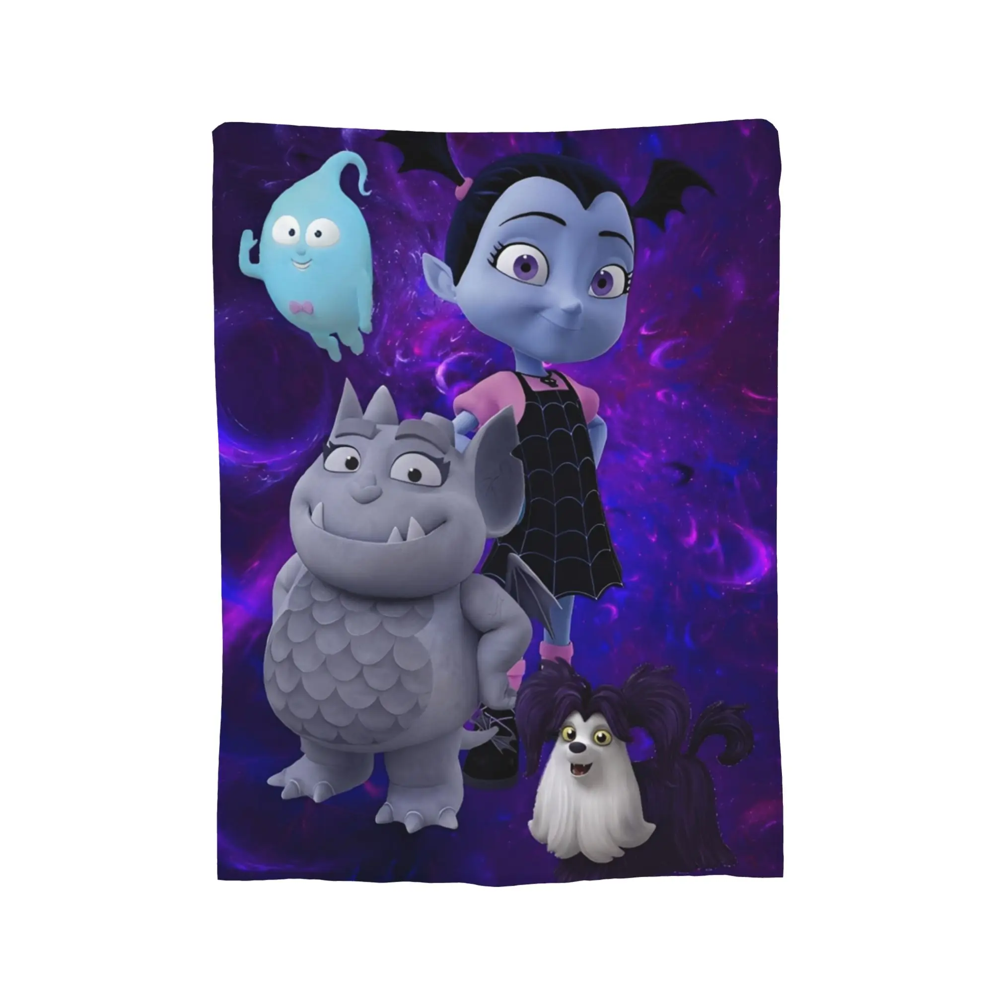 جديد وصول vampirina في سن المراهقة مصاص دماء البطانيات خفيفة الوزن رقيقة الفانيلا الاسترخاء رمي بطانية آلة قابل للغسل #3