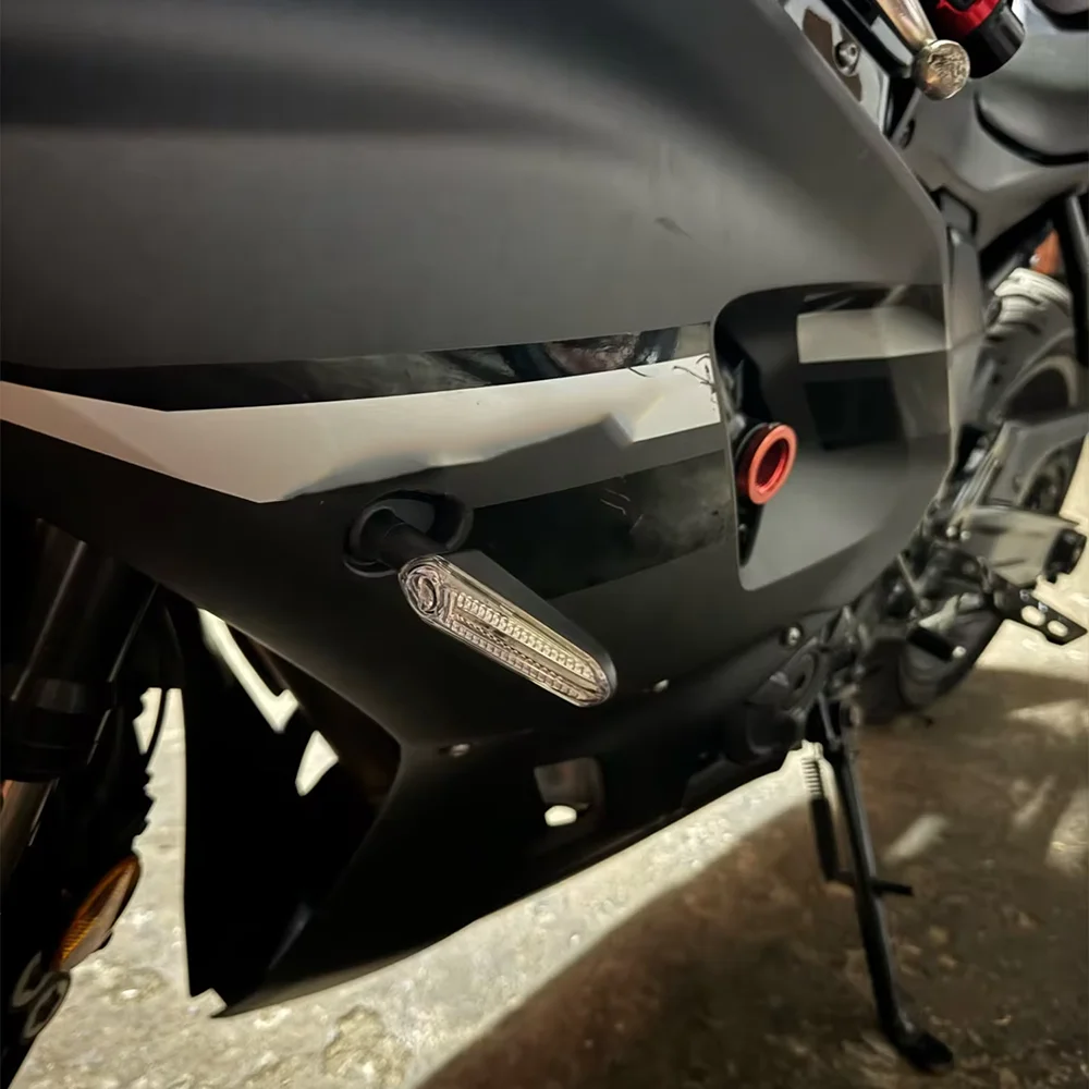 Motorcycle Front Rear LED Turn Signal Light Indicator Directional Flasher Blinker Lamp For YAMAHA YZF R7 R9 R25 R125 Accessories