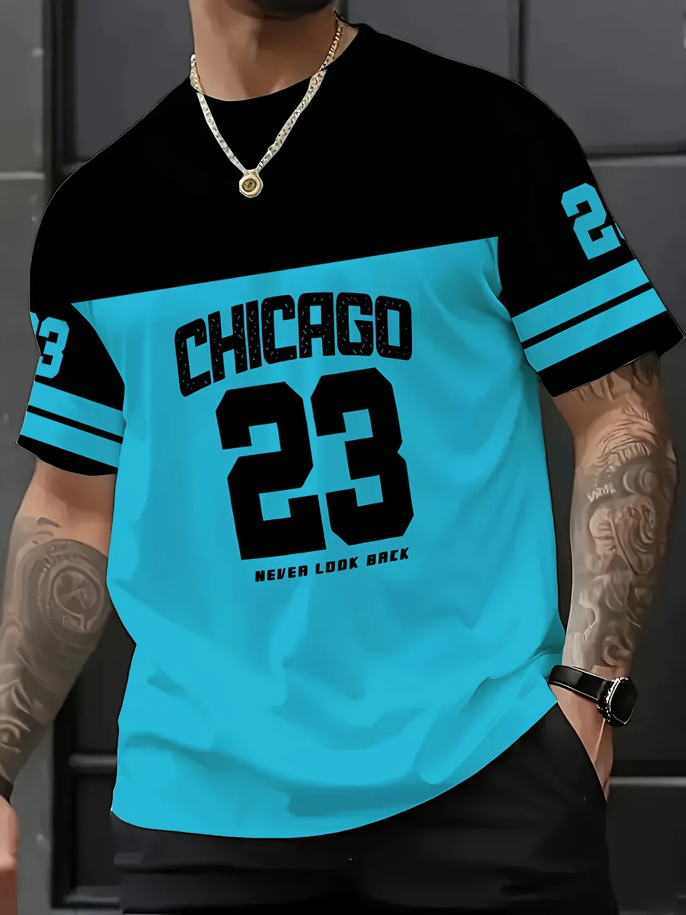 

men's chicago 23 graphic t shirt vibrant neon green black Malaysia