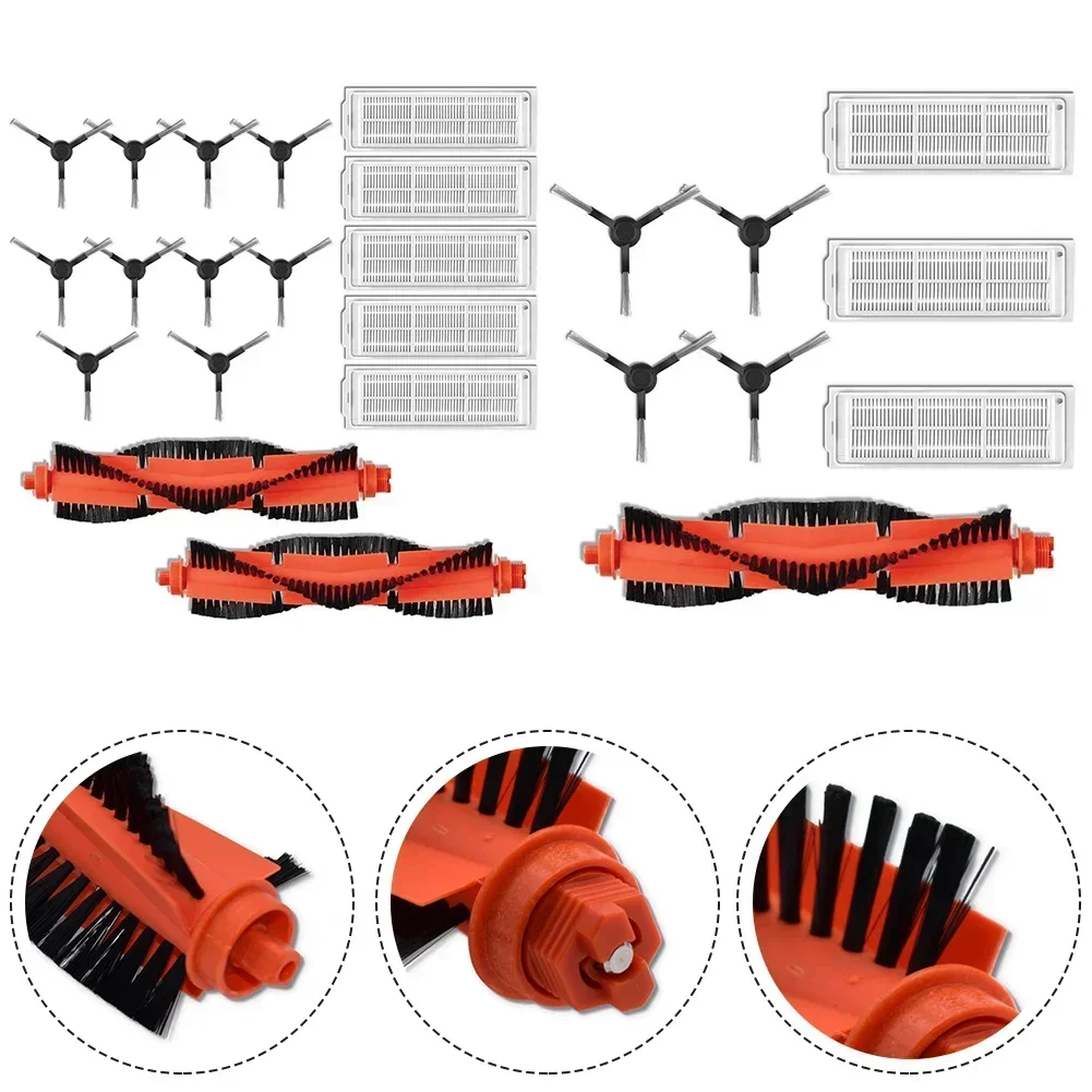 Roller Brush Filters Side Brushes Kit For Robot Vacuum Wyze WVCR200S Replaceable Accessories Home Appliance Spare Parts