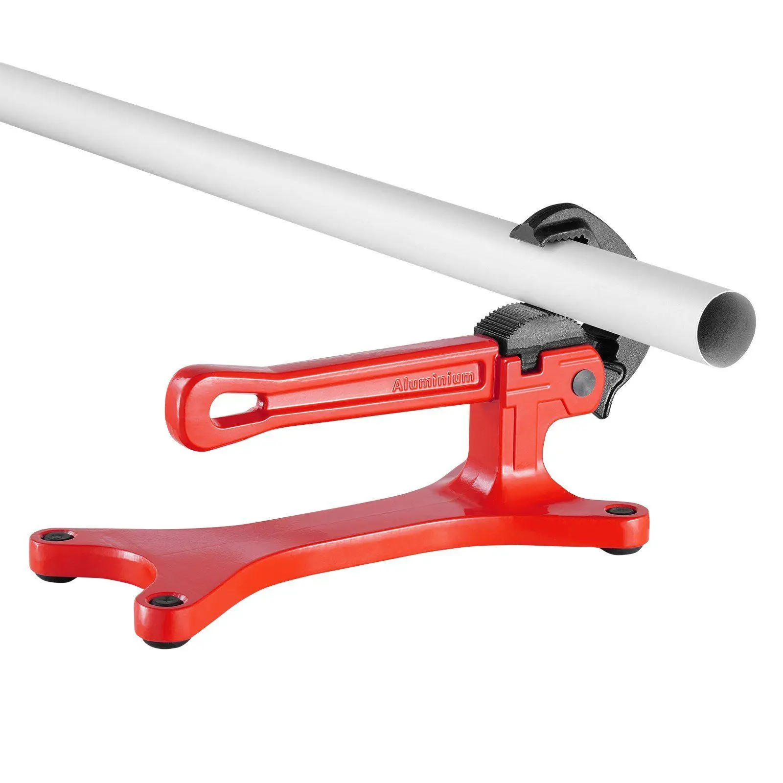 

Aluminum Portable Pipe Vise 2.62lb, 1/8" to 1-1/2" Capacity with Enhanced Clamping Force and Non-Slip Base for Efficiency