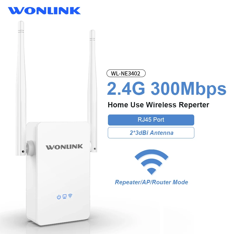 

WONLINK 300 Мбит/с беспроводной повторитель Wi-Fi 2,4G маршрутизатор сигнала дальнего действия Wi-Fi удлинитель усилитель RJ45 порт Wi-Fi усилитель для дома