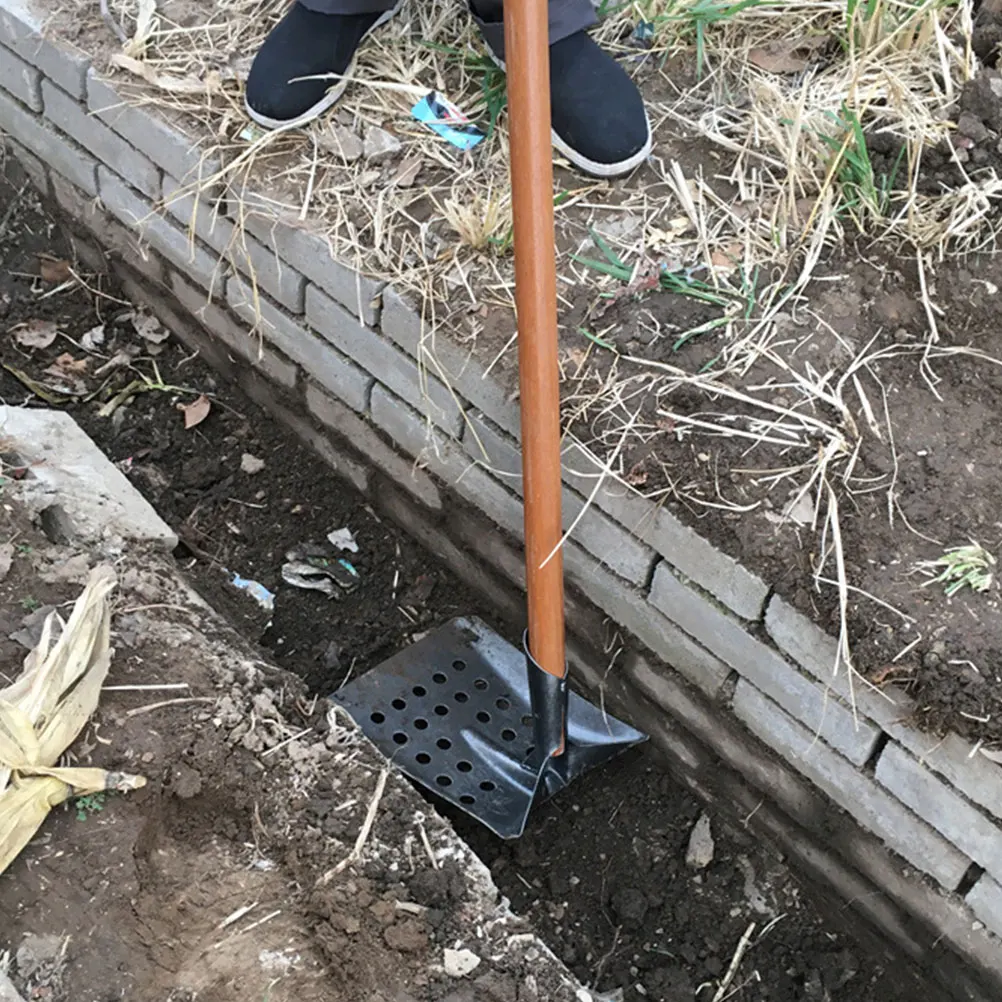 

Farm Dung Shovel Flat Cleaning Tool Multiuse Metal Poultry Excrement Scraper Resistance Easy to Use for Various