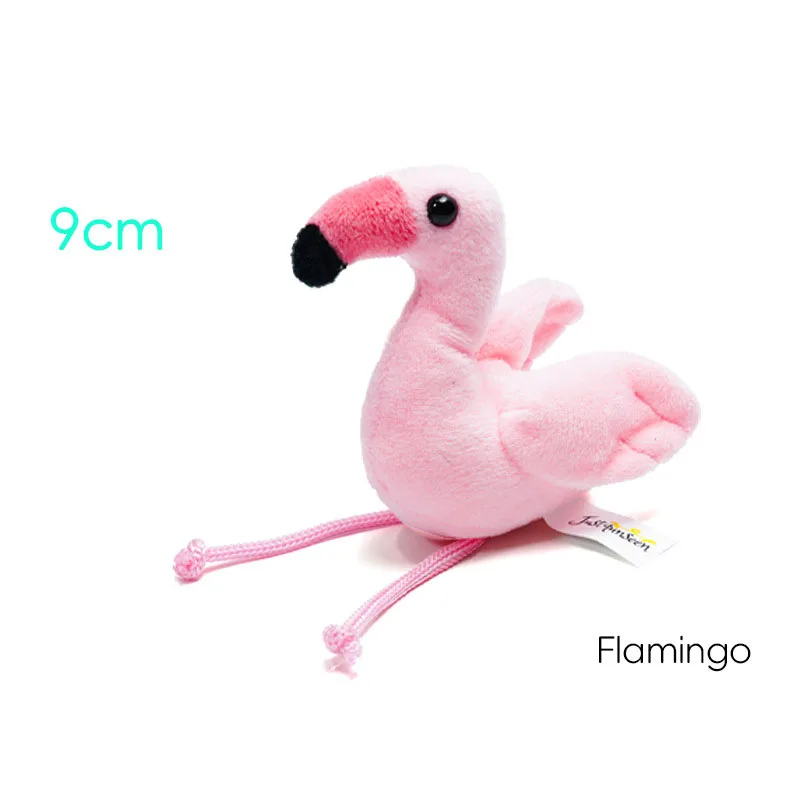 น่ารักนกหุ่นนิ้วมือตุ๊กตาPlushของเล่นMini Parrot Flamingoตุ๊กตานิ้วมือเด็กตุ๊กตาPlushตุ๊กตาเด็กEarly Education Interactive