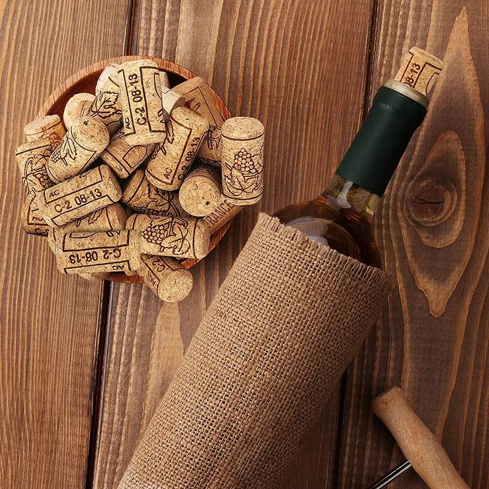 Wine Corks Wooden Cork Wine Bottles Cork for Natural Corks for Wooden Wine Corks for DIY Decoration and Hobbies