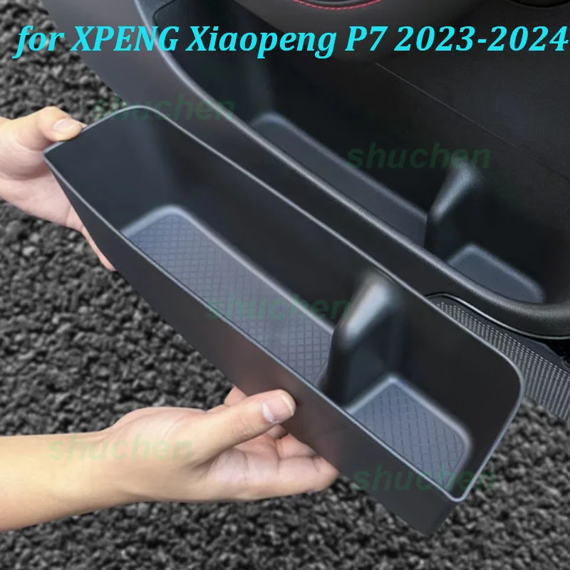 Car Door Storage Box for XPENG Xiaopeng P7 2023-2024 Car Door Slot Storage Box Door Panel Stowing Box Interior Accessories