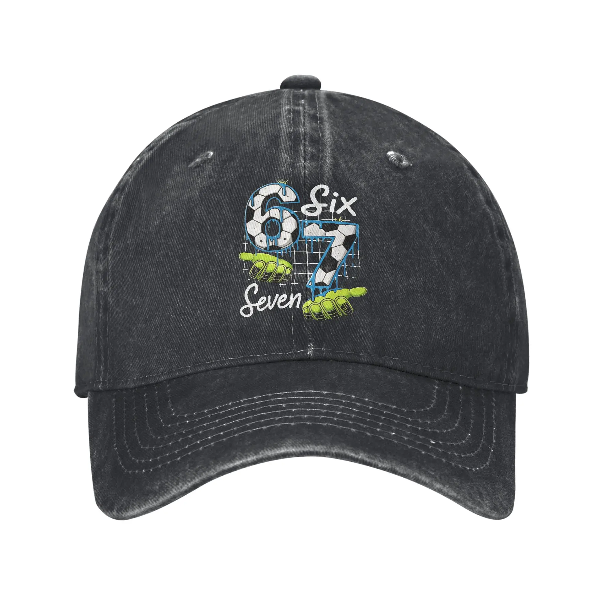 Soccer 67 Six Seven 6 7 Football Funny Meme Baseball Caps Accessories for Men Women  Adjustable Trucker Hat