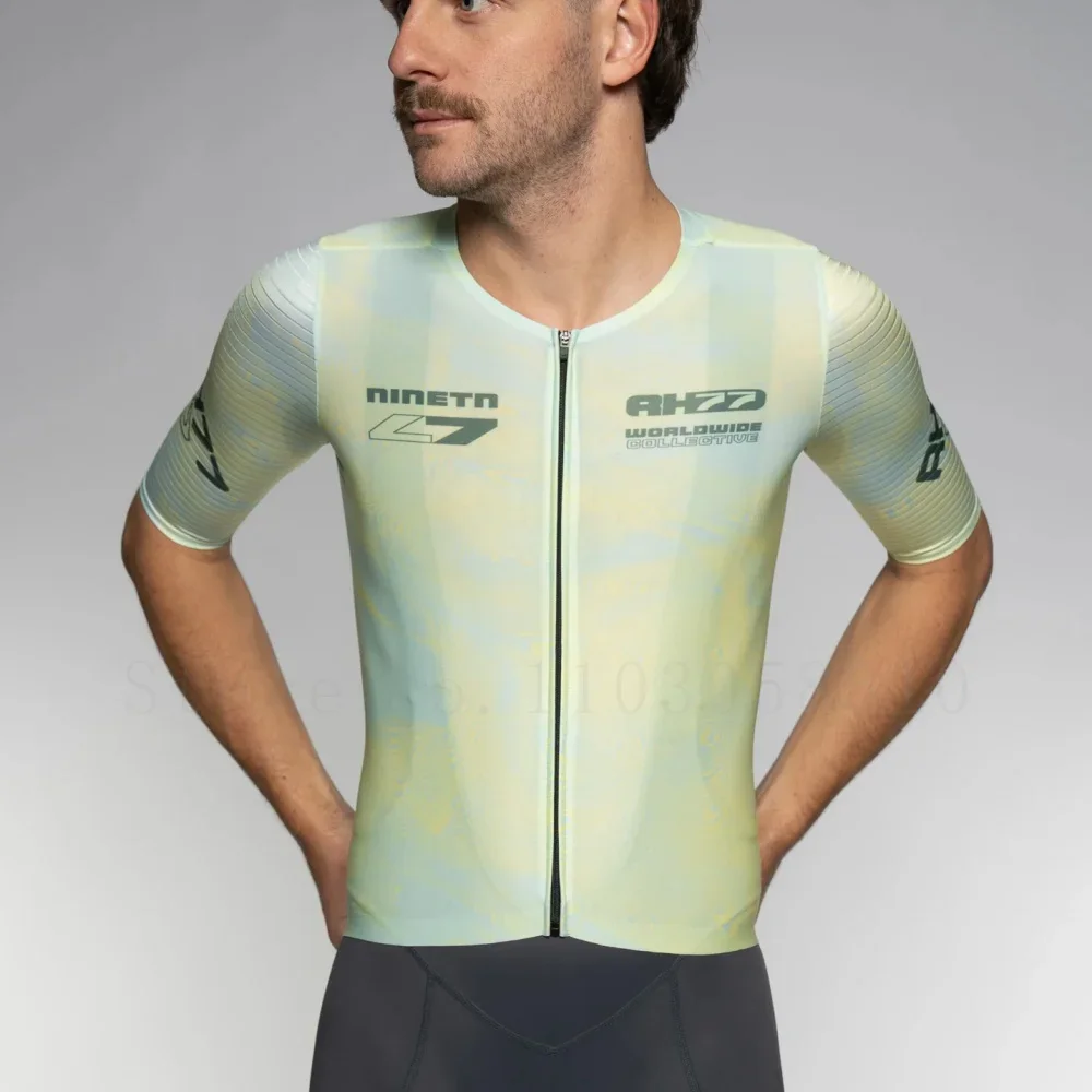 AliExpress NONE 2026 Men's Cycling Jersey for Summer MTB Road Cycling High-quality Moisture Wicking and Sweat Wicking Cycling Team Competition