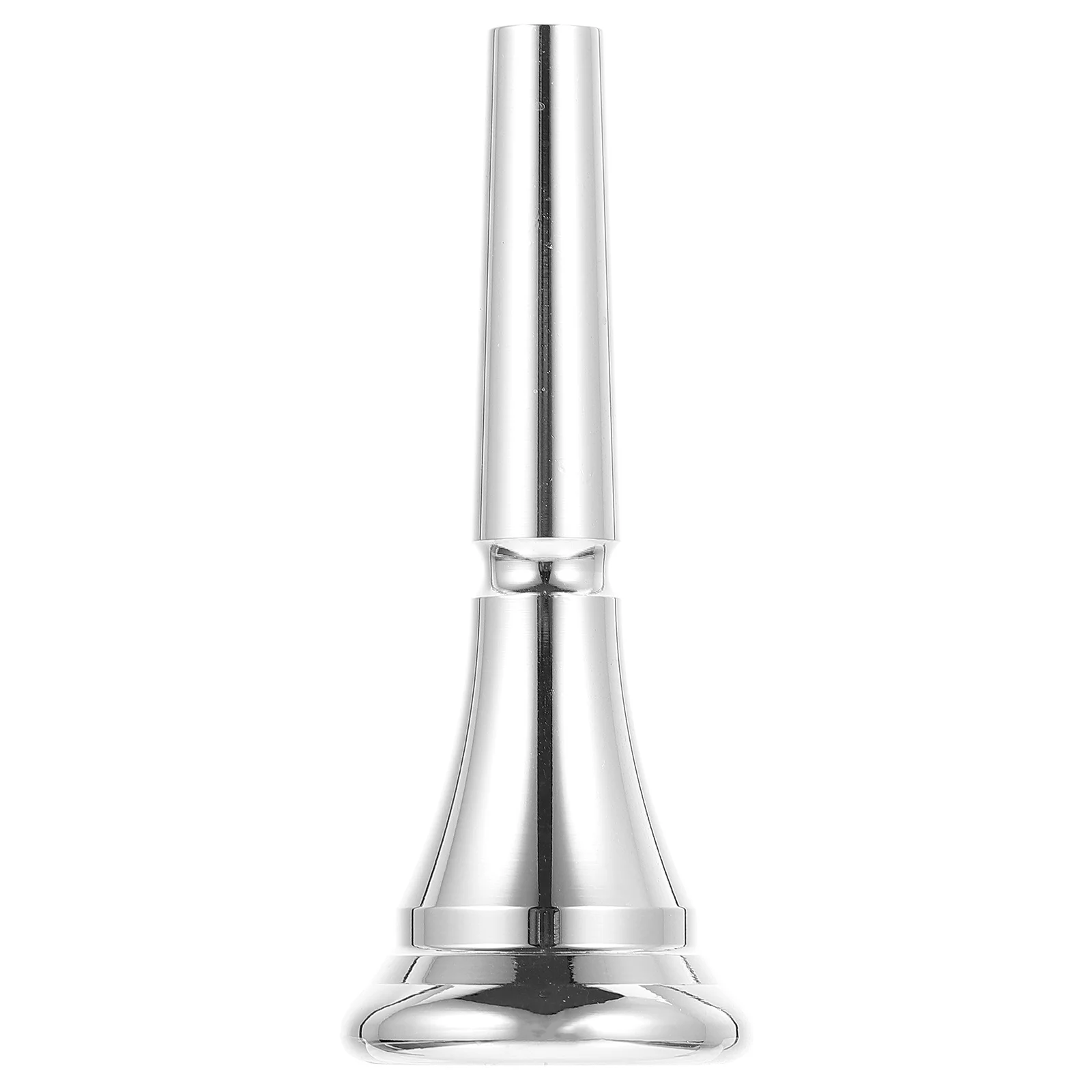 

French Horn Mouthpiece Pure Copper Durable Smooth Surface Easy Clean Silver Professional Students Portable Horn Part
