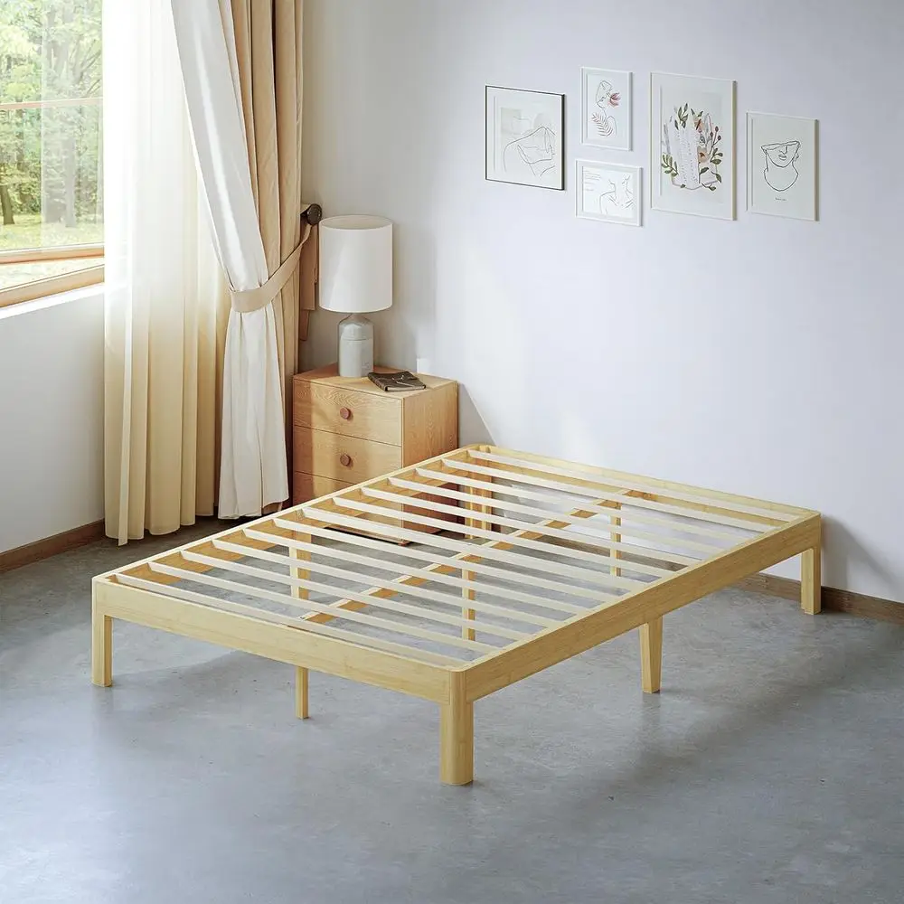 14 Inch Queen Platform Bed with Metal Slats, No Box Spring Needed, Easy Assembly, Sturdy and Noise-Free