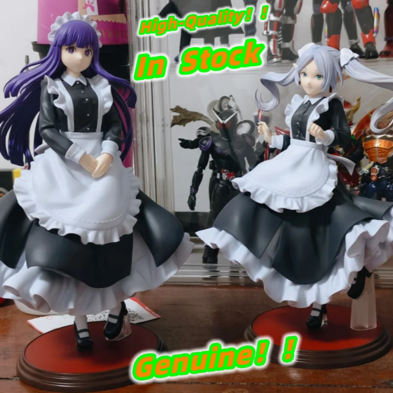 

В наличии оригинальная фигурка Sega Frieren: Beyond Journey's End 18 см Frieren Fern с униформой горничной, модель игрушки, подарки