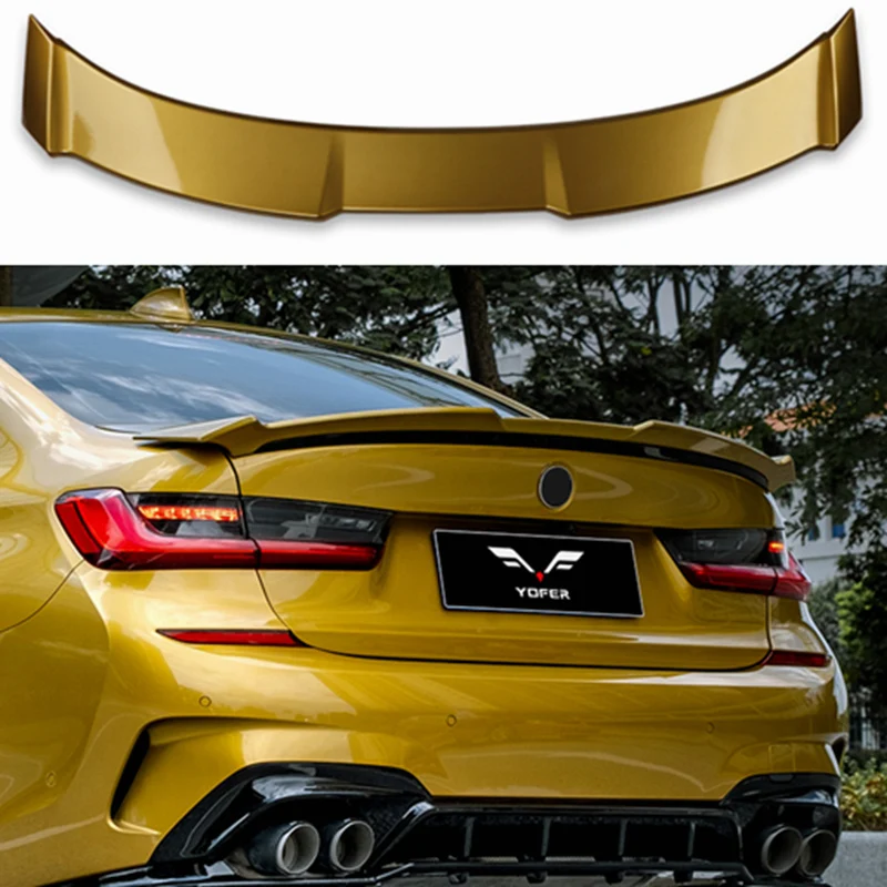 

For BMW G20 Spoiler ABS Plastic Material 2019 - 2020 320i 320D NEW 3 Series G28 Rear Trunk Wing Spoiler