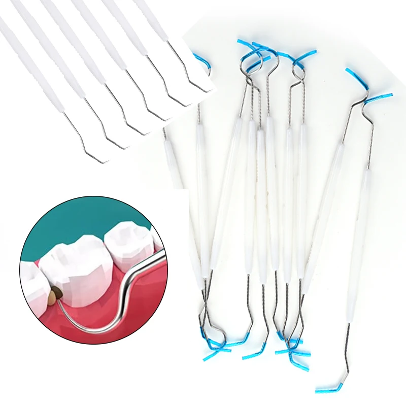 10pcs Dental Probe Periodontal Probe Explorer Dentist Endodontic Instrument Tool Teeth Clean Hygiene