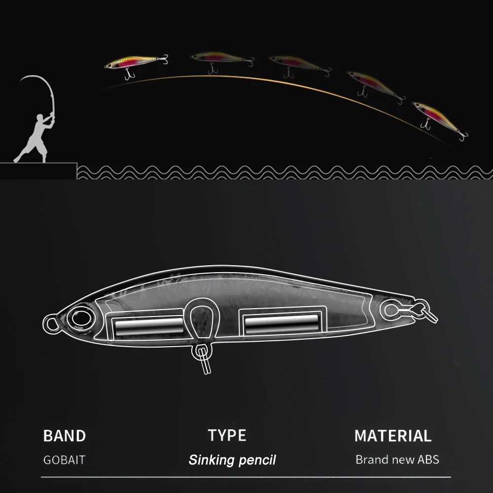 Swimbait Wobbler señuelo de pesca silicona anzuelo triple - imagen 2