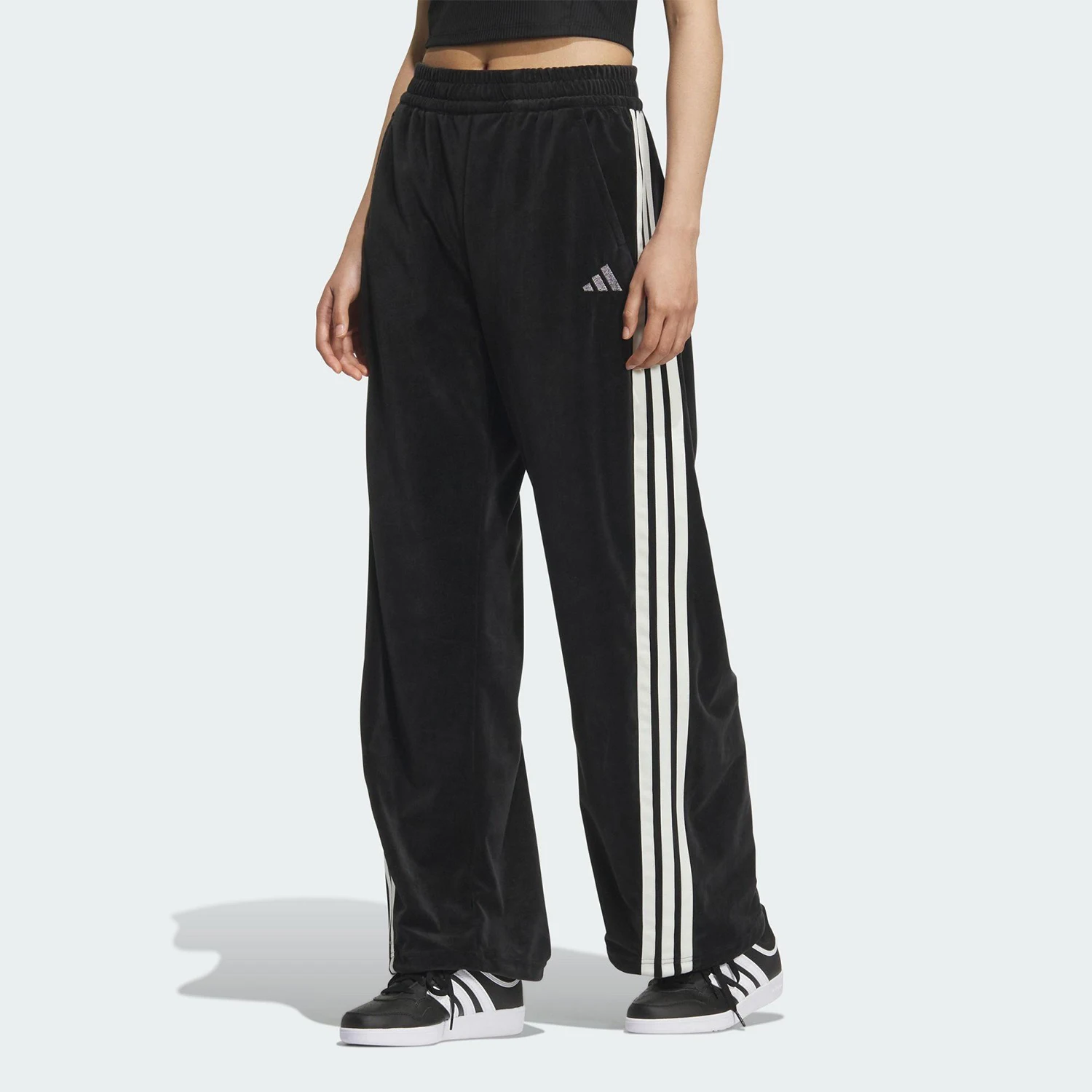 Adidas Originals 2025 STORY Ladies Velvet Loose Banana Pants KC0179