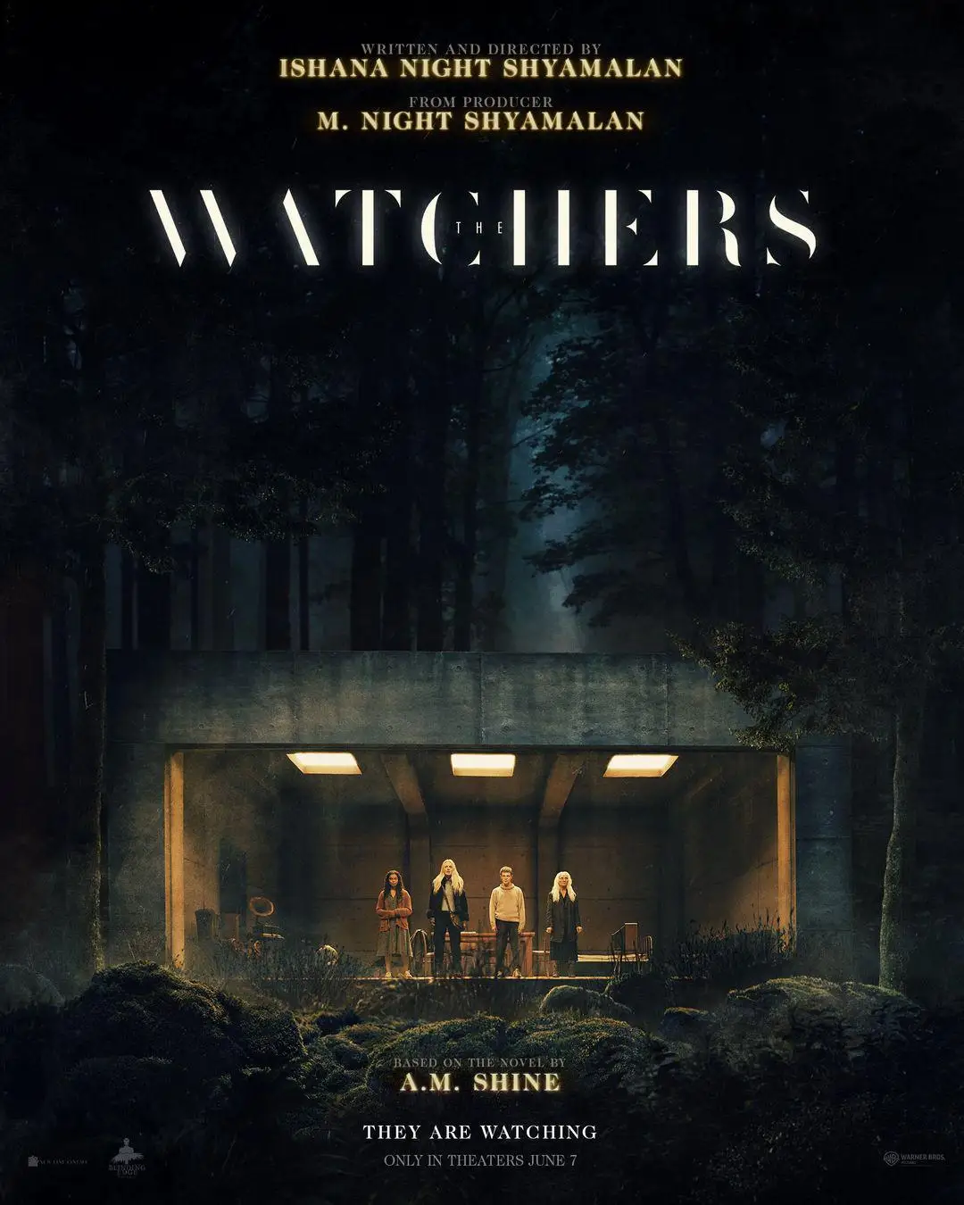 Film The Watchers 2024 Kunst ZIJDE POSTER Wandkunst Huisdecoratieve schildering