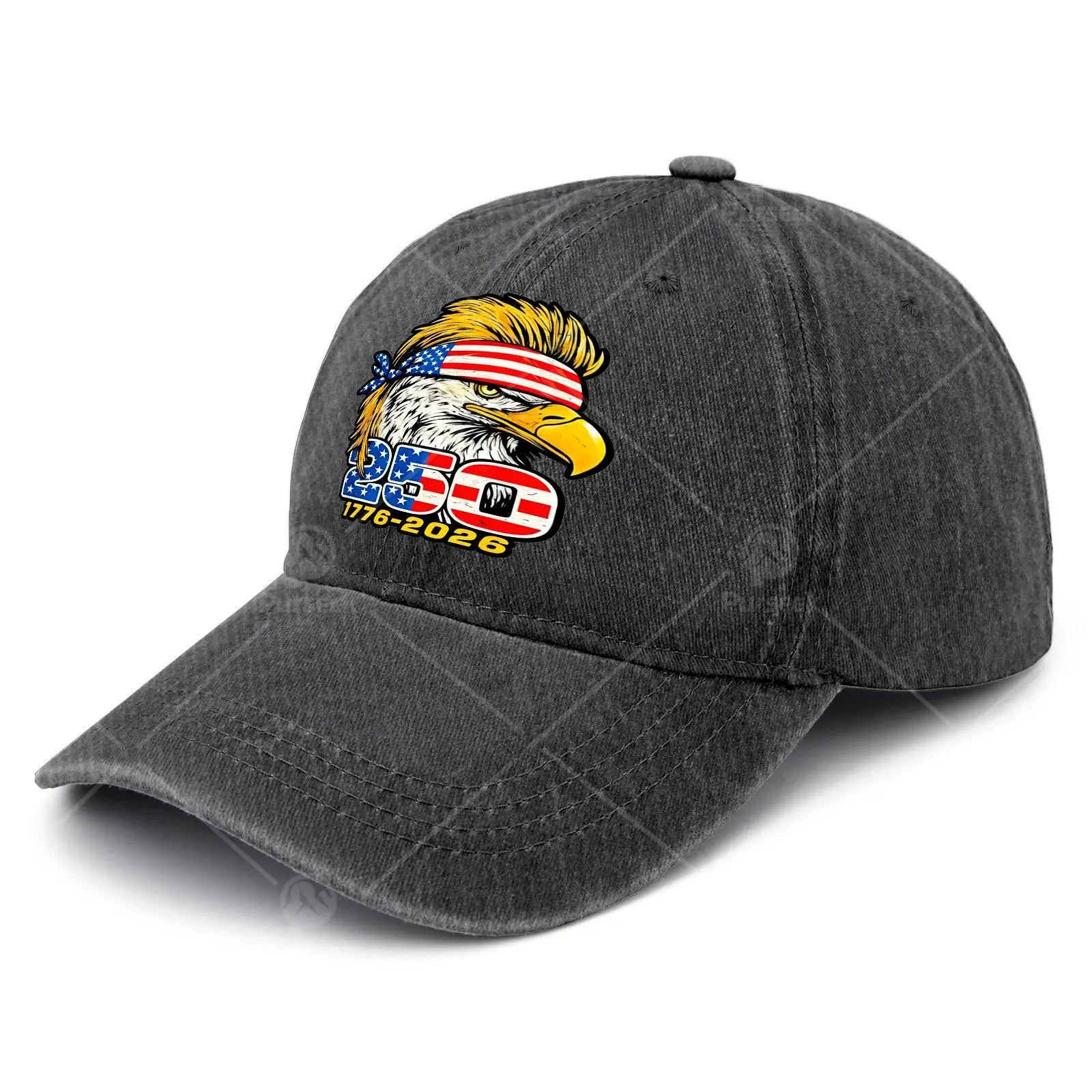 Eagle 250 4th of July 1776 2026 US 250 Years Patriotic Baseball Hat Unisex