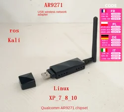 AR9271 USB Wireless Card Ros Kali Ubuntu Linux Raspberry PI TV Computer