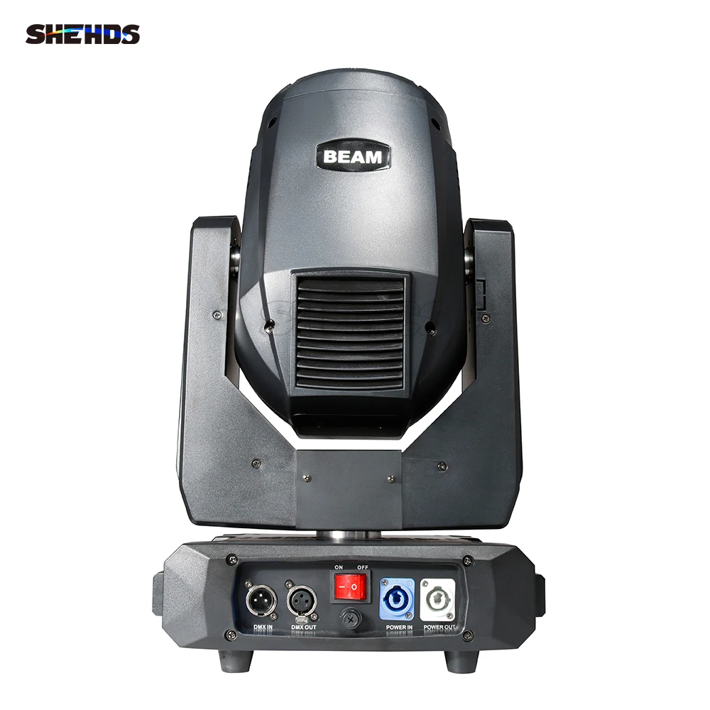 SHEHDS 350W Bulb Beam Moving Head Lighting Rainbow Frost Effect For DJ Disco Wedding Nightclub Bar Concert Theater Stage