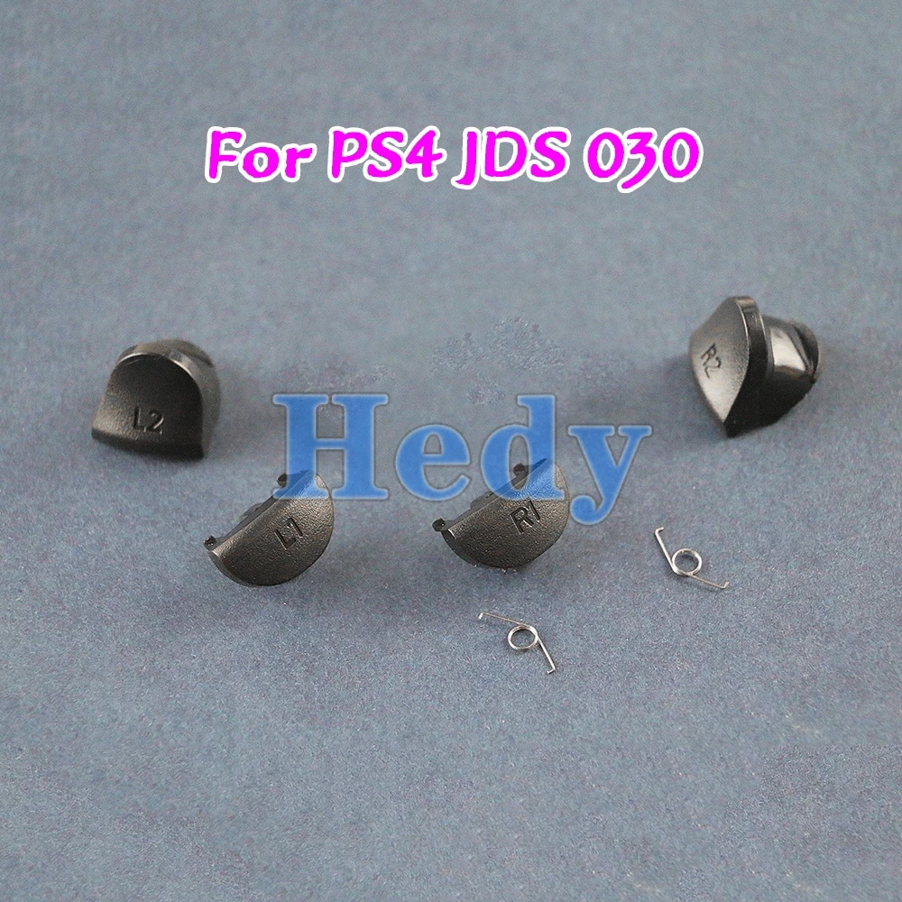5sets For PS4 L1 R1 L2 R2 JDS-001 011 Trigger Buttons Button JDS JDM 030 040 Repair Parts For PS4 Controller With Spring