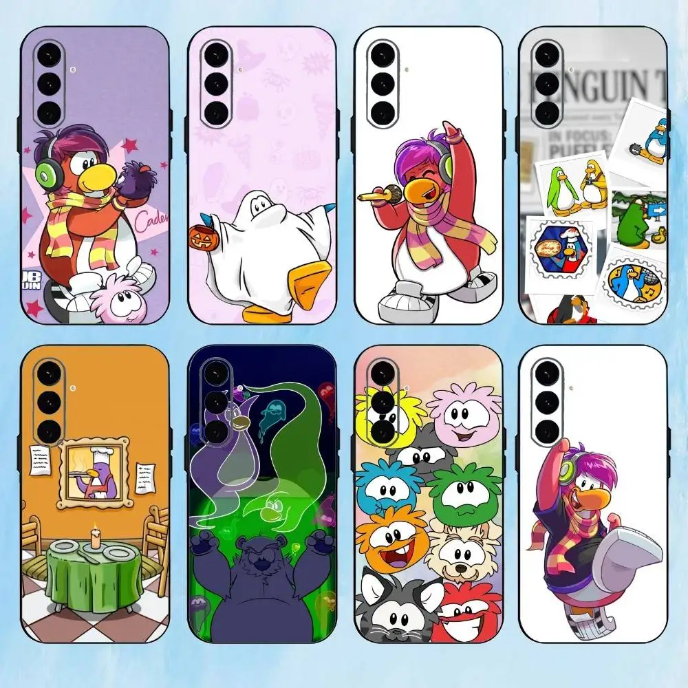

G-Game C-Club PenguinS Phone Case For Samsung Galaxy A73,A72,A71,A70,A53,A52,A51,Others Soft Black Cover