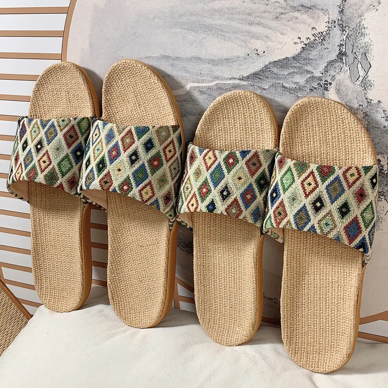 شباشب منزلية للنساء أحذية منزلية خفيفة الوزن من الكتان شباشب للزوجين خفيفة الوزن شباشب ناعمة للمنزل Т্যাপোঙ্কিСНСКСКСКСНЕВСНЕСН #5